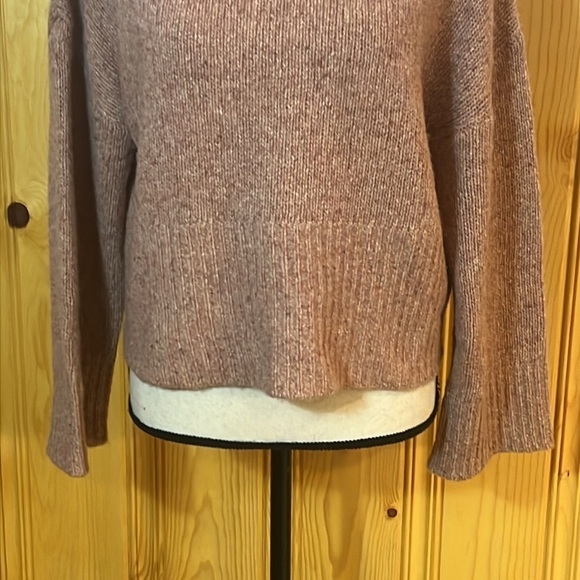 Naadam Marled Pink Cashmere Turtleneck Sweater Sz-S - Picture 3 of 8